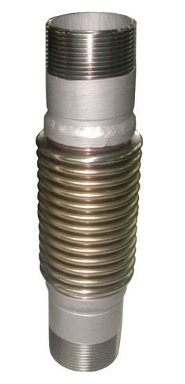 kompensator mieszkowy z przyłączami gwintowanymi